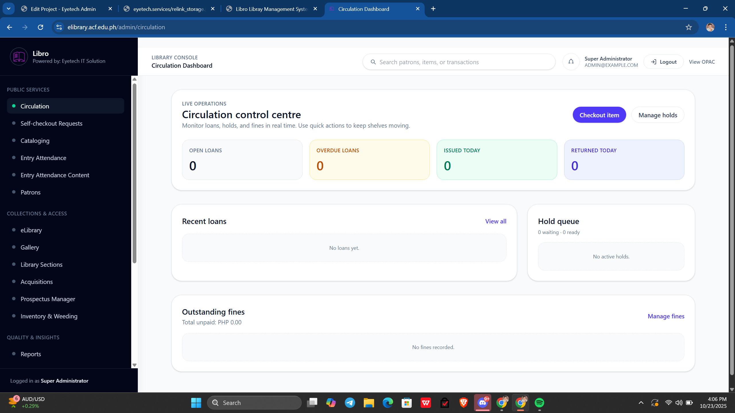 Libro Libray Management System