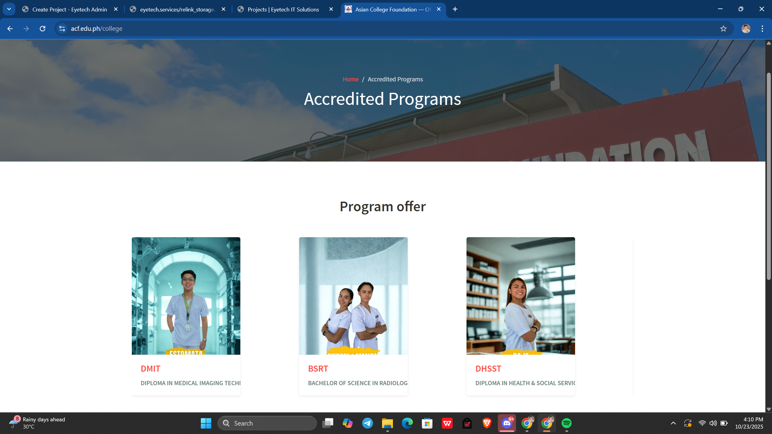 Asian College Foundation Official Website
