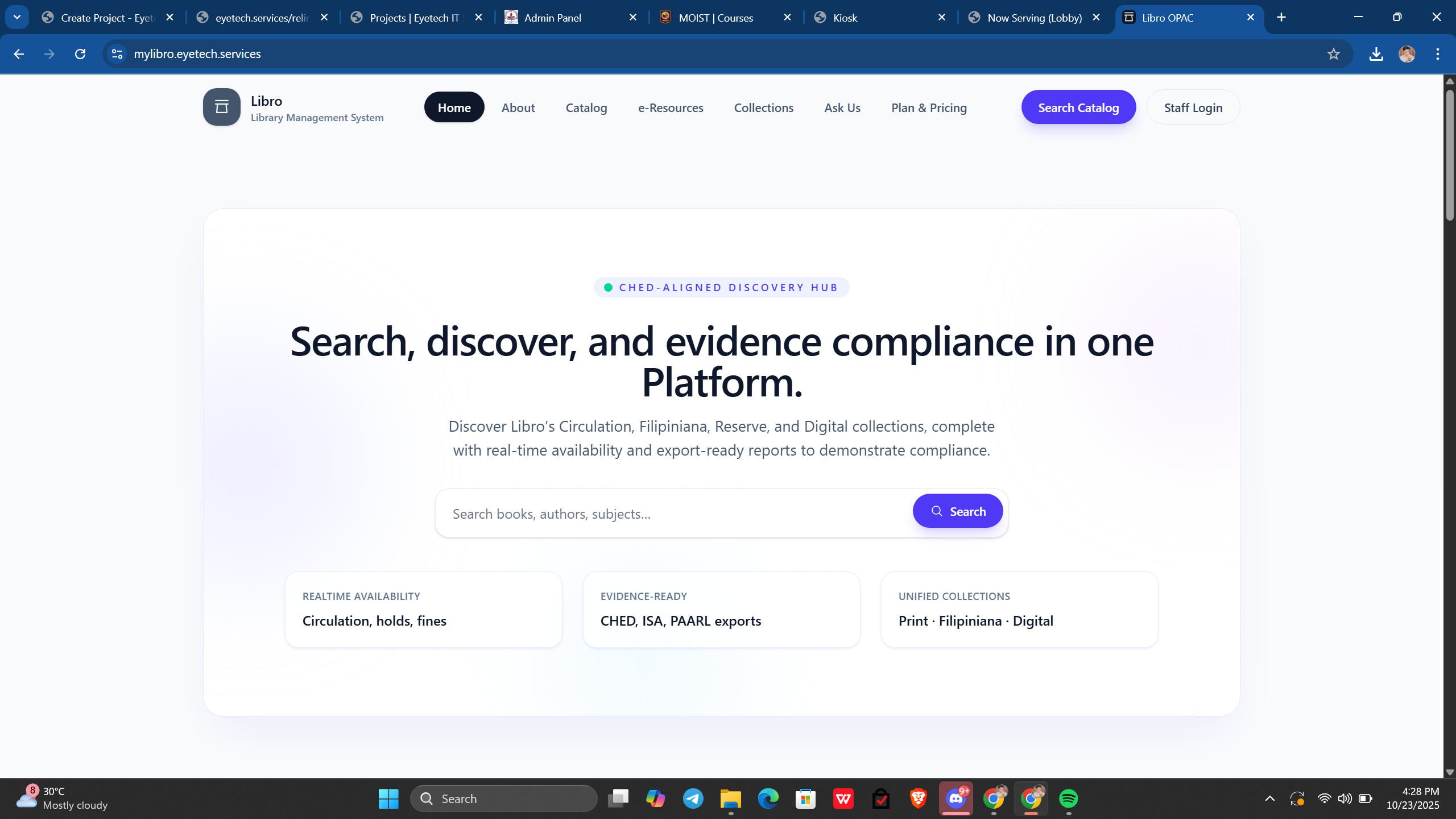 SaaS Libro Library Management System
