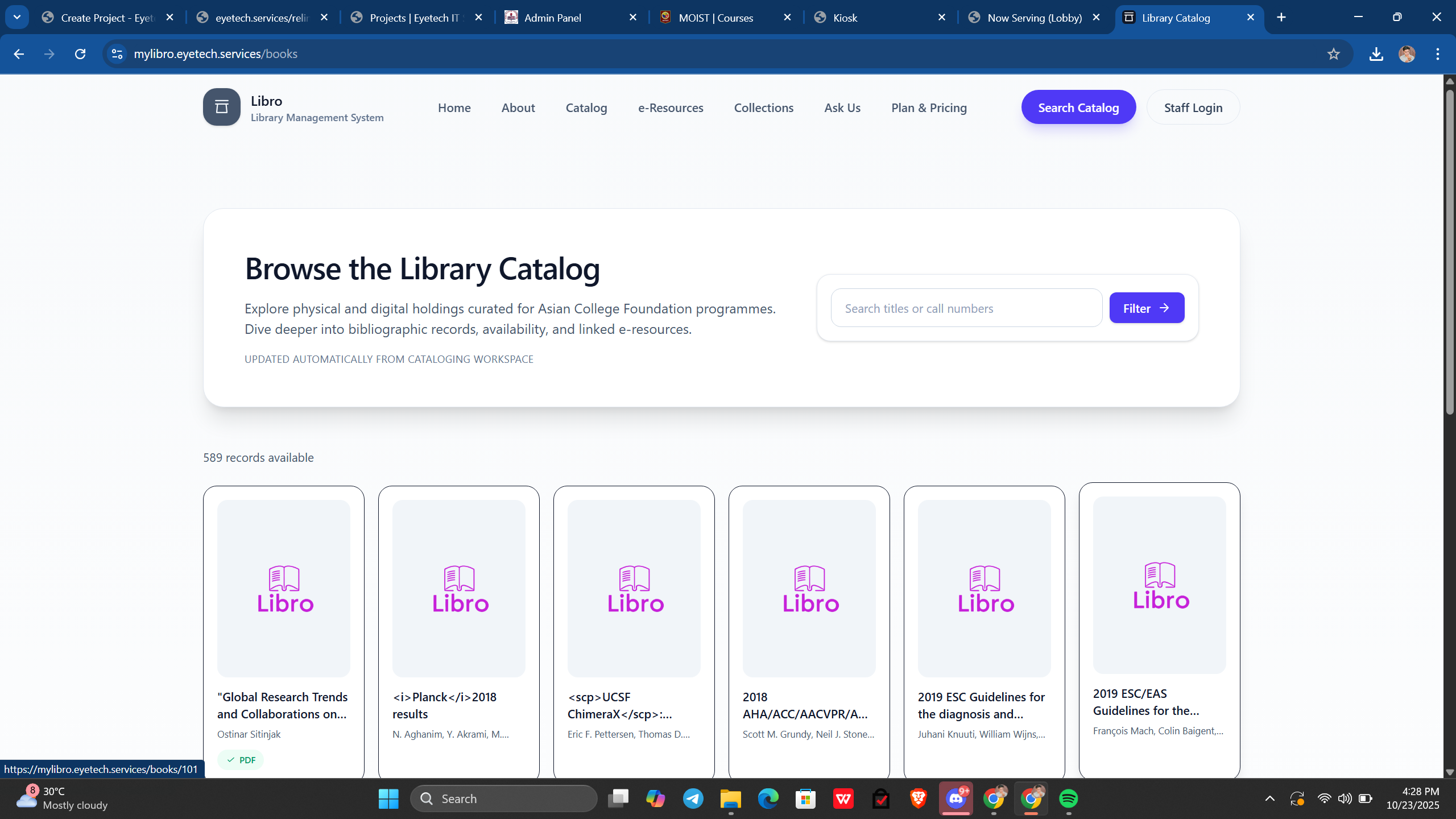 SaaS Libro Library Management System