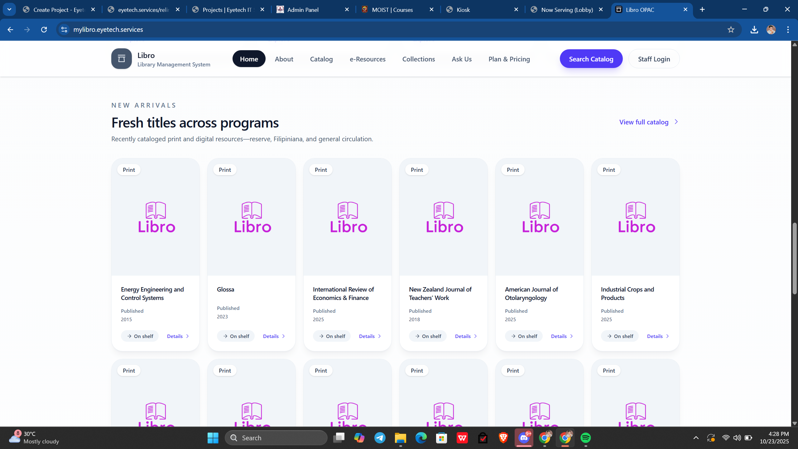 SaaS Libro Library Management System