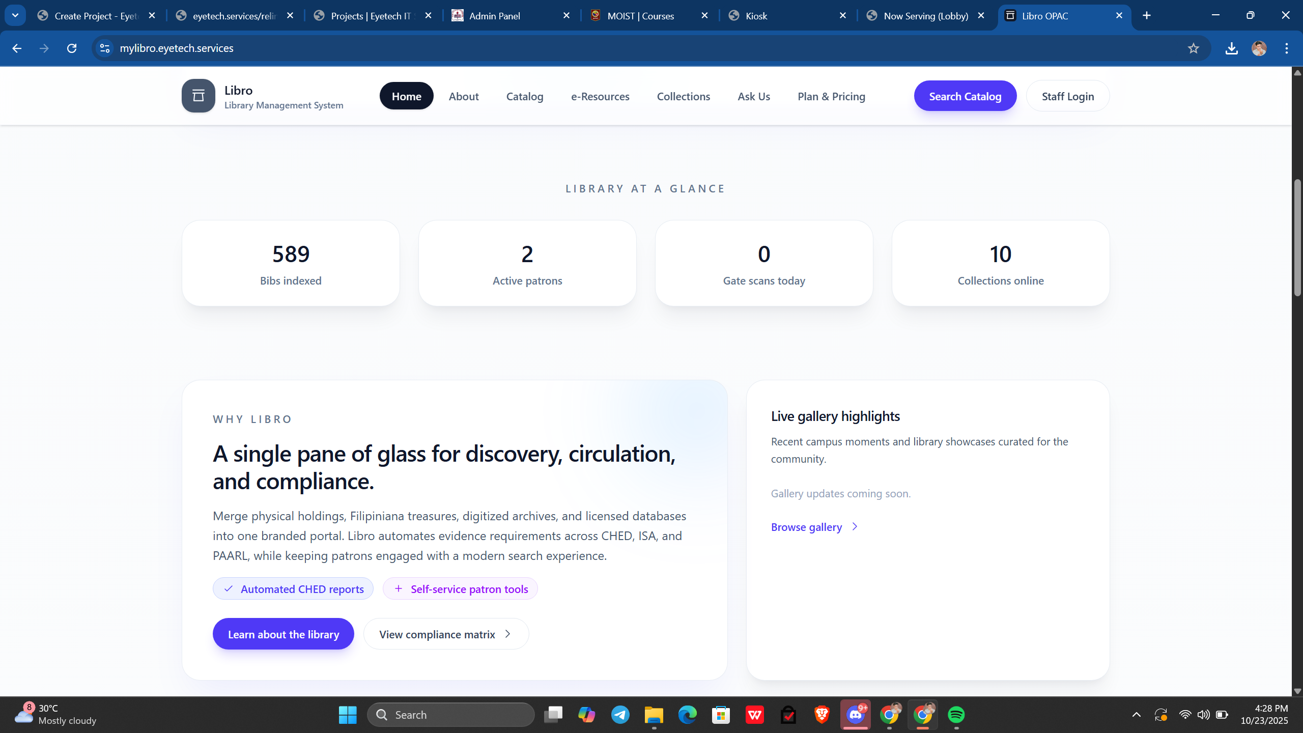 SaaS Libro Library Management System