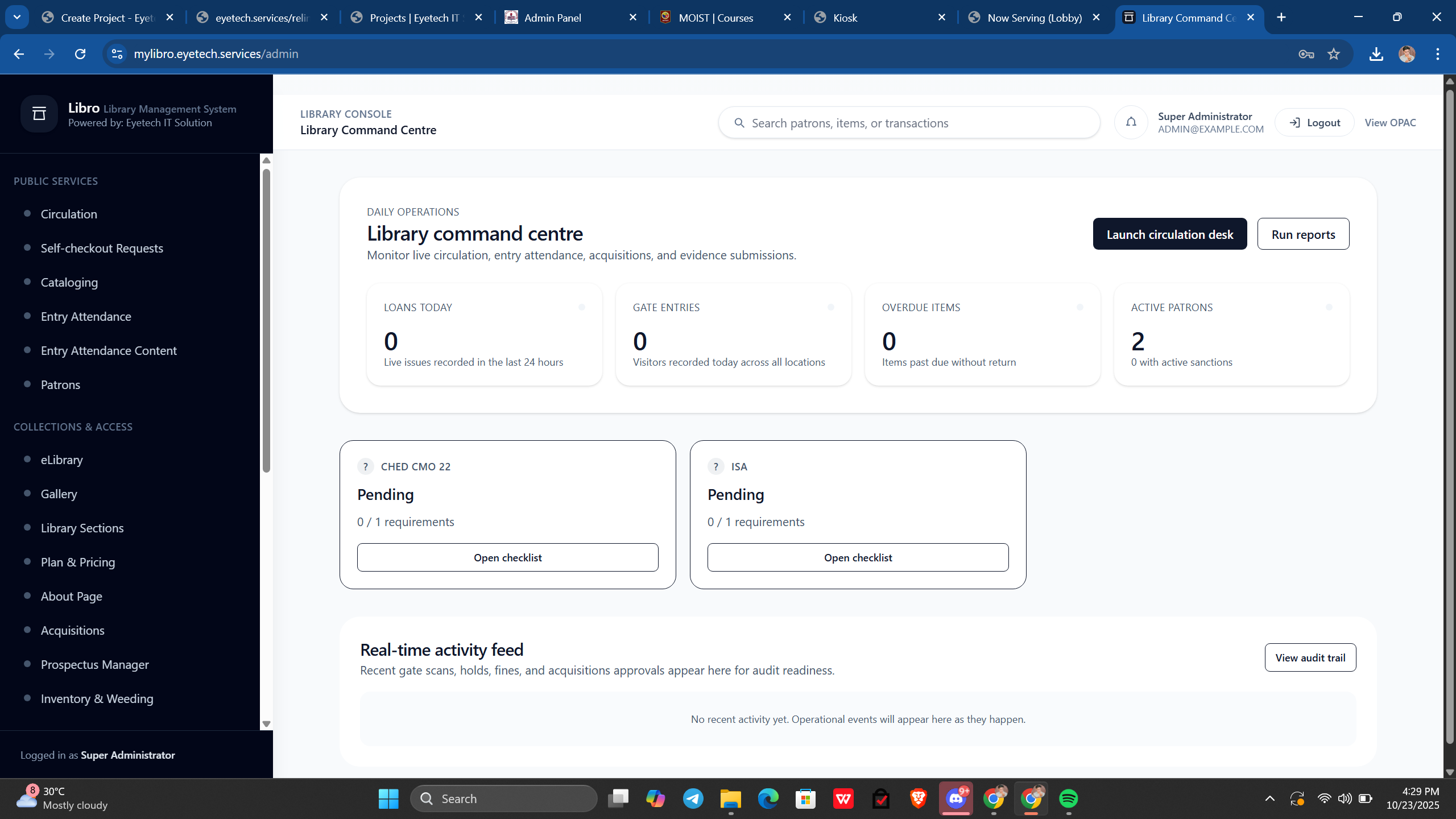 Libro Library Management System (LMS)
